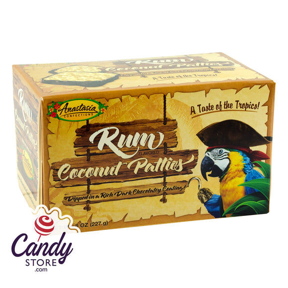 Rum Coconut Patties Box Anastasia - 12ct