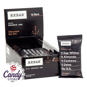 Rx Bar Chocolate Sea Salt 1.83oz Protein Bar - 12ct CandyStore.com