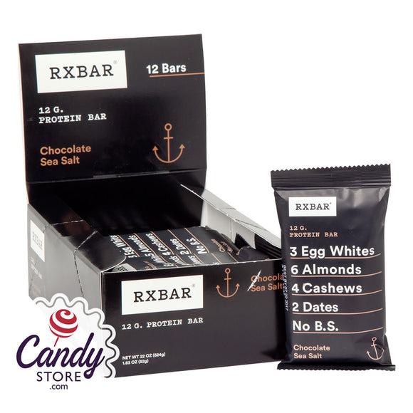 Rx Bar Chocolate Sea Salt 1.83oz Protein Bar - 12ct CandyStore.com