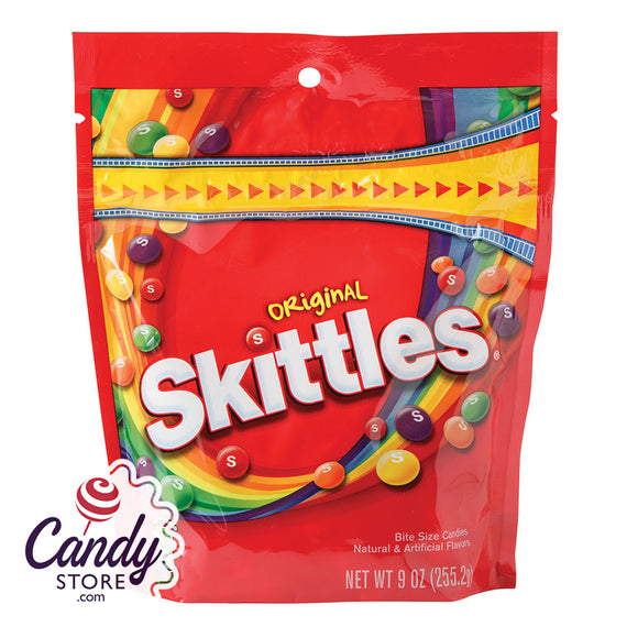Skittles Original Resealable Pouches - 8ct
