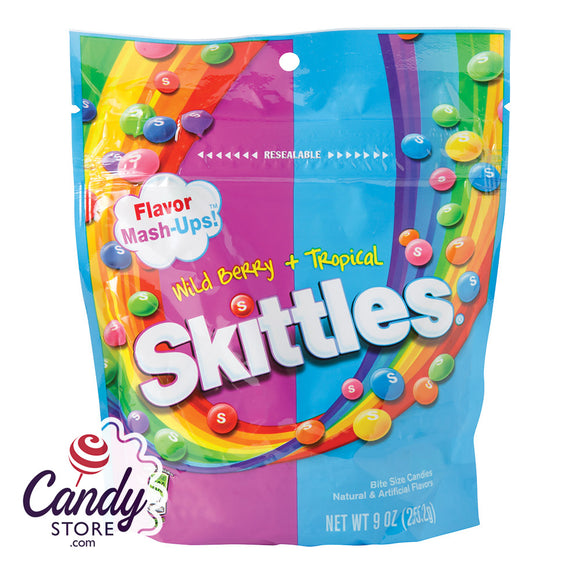 Skittles Wild Berry & Tropical Mashups Candy - 8ct