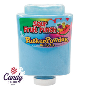 Pucker Powder Light Blue Sour Fruit Punch Bottle - 1ct
