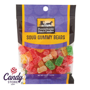 Sour Gummy Bears - 12ct Peg Bags