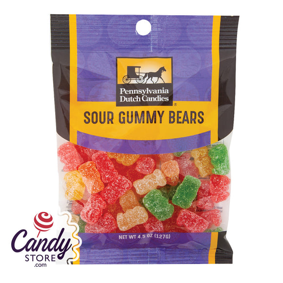 Sour Gummy Bears - 12ct Peg Bags