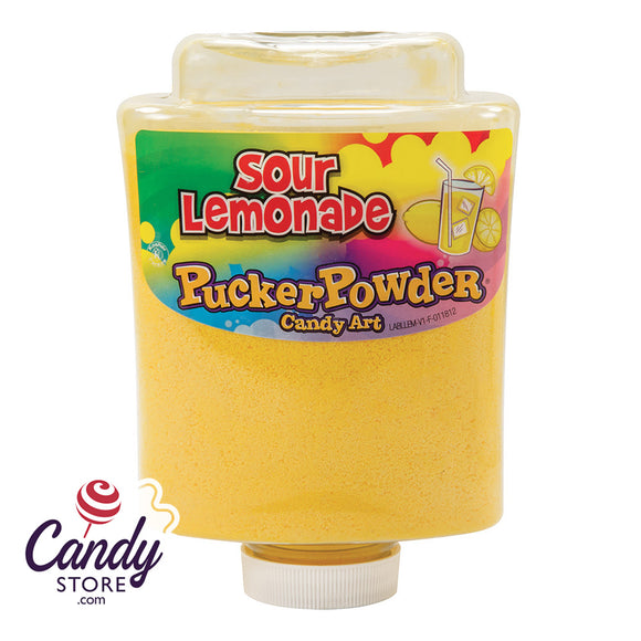 Pucker Powder Sour Yellow Lemonade Bottle - 1ct
