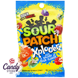Sour Patch Xploderz 6.5oz Bags - 12ct CandyStore.com