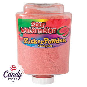 Pucker Powder Sour Red Watermelon Bottle - 1ct