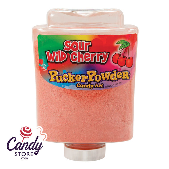 Pucker Powder Sour Red Wild Cherry Bottle - 1ct