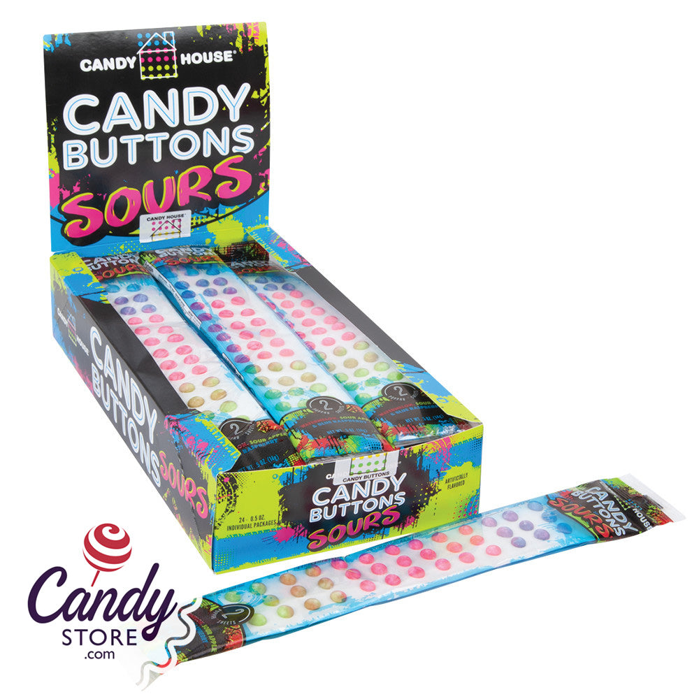 Sours Candy Buttons 24ct - CandyStore.com