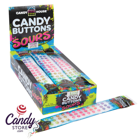 Sours Candy Buttons - 24ct