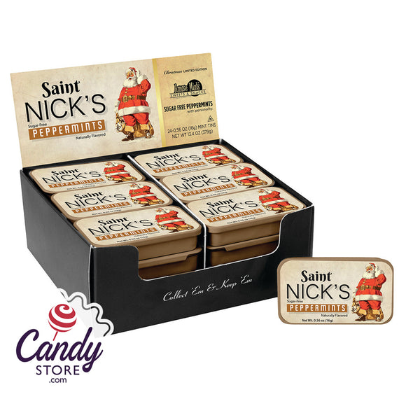 St. Nick's Peppermints Candy Mints - 24ct Tins