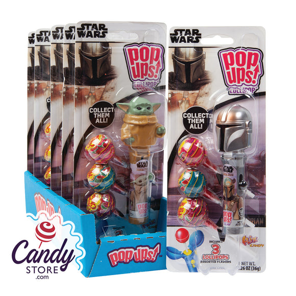 Star Wars The Mandalorian Blister Pack Pop-Ups Lollipop Protector Dispenser - 6ct