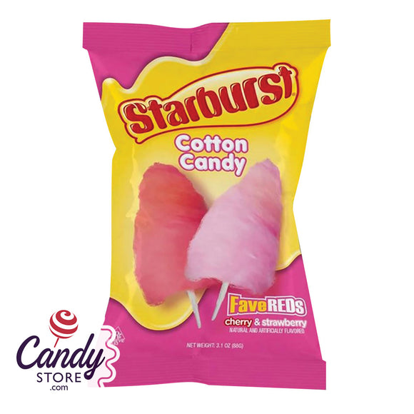 Starburst FaveReds Cotton Candy - 12ct Bags