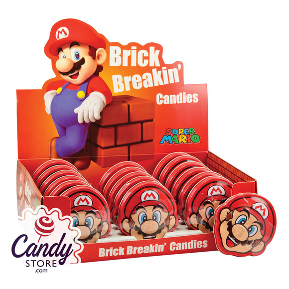 Super Mario Brick Breakin' Candies - 18ct Tins