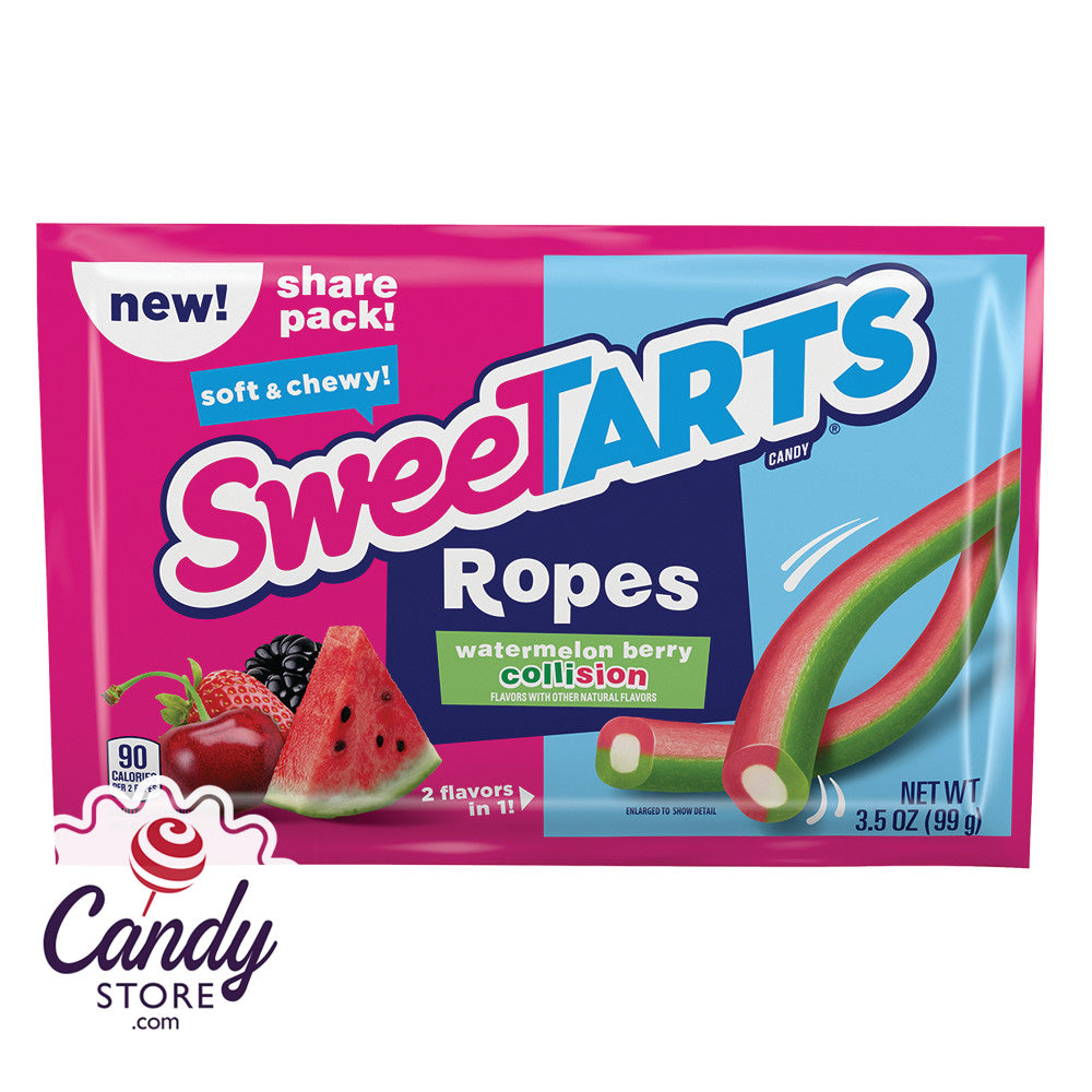 Sweetarts Watermelon & Berry Ropes 12ct Bags - CandyStore.com