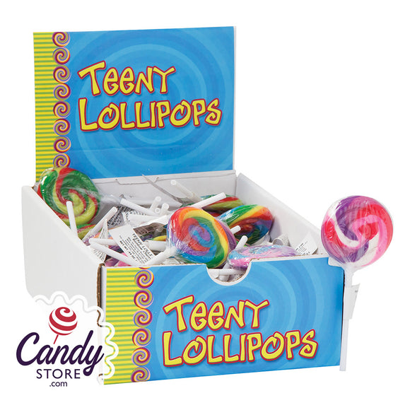 Teeny Pops Round Swirl Lollipops - 48ct