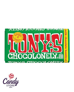 Tony's Chocolonely 32% Milk Chocolate Hazelnut Large - 15ct Bars