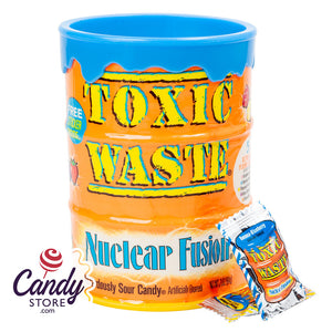 Toxic Waste Nuclear Fusion Sour Candy Bank - 12ct