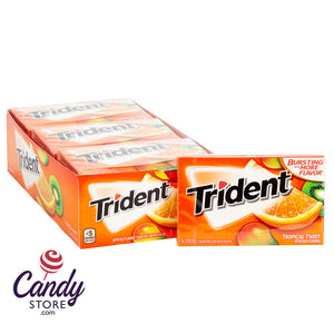Trident Tropical Twist Gum 14-Piece - 12ct Packs