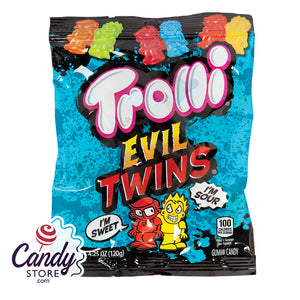 Evil Twins Gummi Candy Trolli Peg Bag - 12ct
