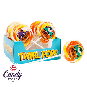 Twirl Pops Halloween Lollipop - 48ct