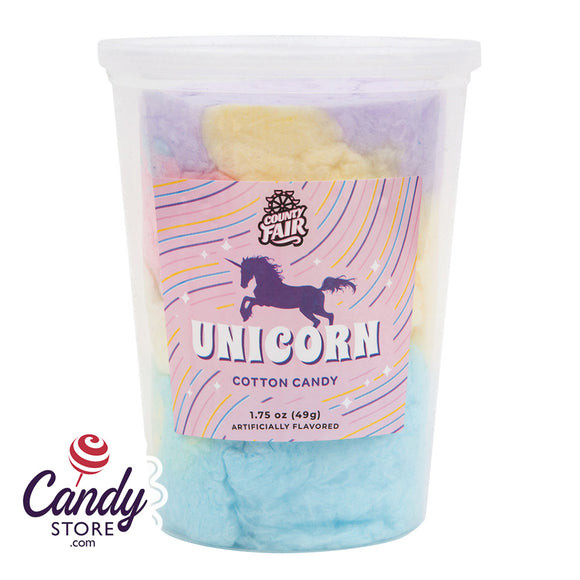 Unicorn County Fair Cotton Candy - 12ct Tubs