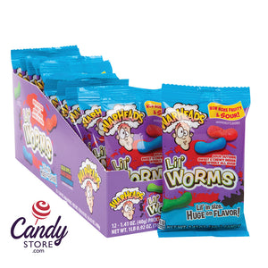 Warheads Lil' Worms Sour Outside Sweet Inside - 12ct Bags