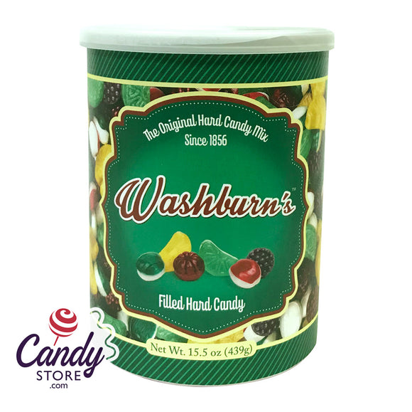 Washburn's Hard Candy Filled w Cocoa - 12ct