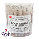 White Rock Candy Crystal Sticks - 36ct Tubs