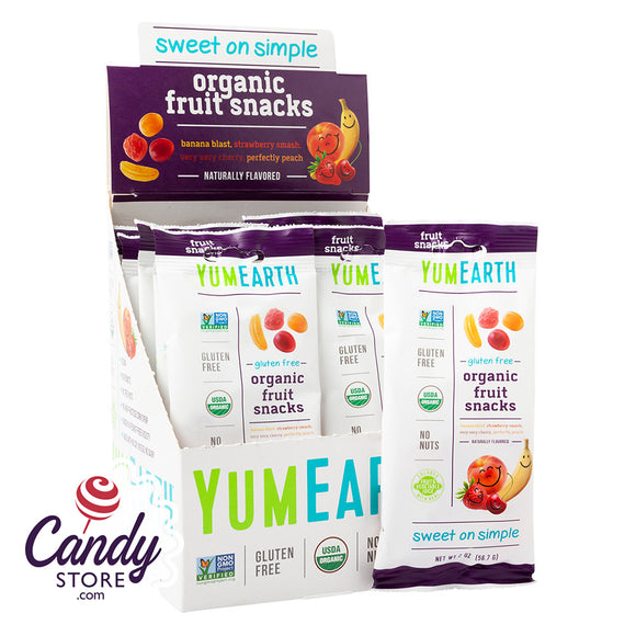Yumearth Organic Fruit Snacks Candy - 12ct
